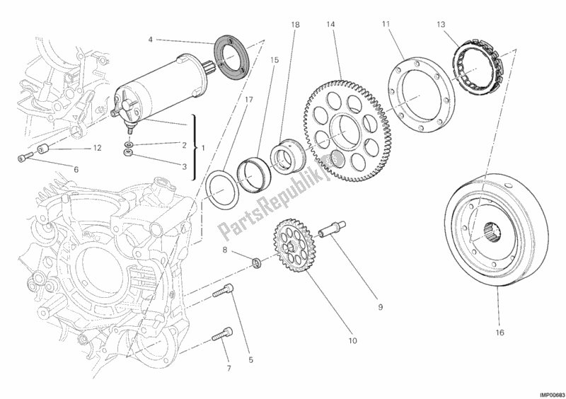 Wszystkie części do Rozruch Elektryczny I Zap? On Ducati Monster 1200 S 2014